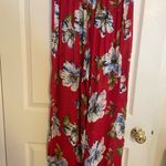 Band of Gypsies Red Floral Jumpsuit Photo 2