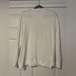 Pressbox Vintage University of Kansas Jayhawks White Terry Crewneck Sweater  Photo 2