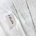 Boutique Shirt Women Sz Small White Ruffle Tie Collar Long Sleeve Blouse Preppy Photo 1