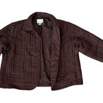 Spiegel  Women's Plus Size 24‎ Quilted Brown Mid-Length Jacket Photo 0
