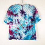 Elizabeth and James  XS Top Handmade Tie Dye‎ Powder Puff Blue Purple Pink 1370 Photo 1