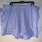 Tahari  Purple 100% Linen Shorts Photo 0