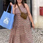 Floral One Shoulder Dress Multi Size XL Photo 3