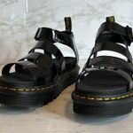 Dr. Martens  ladies blaire platform gladiator sandals in black patent leather 9 Photo 3