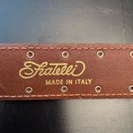 Green and Gold suede Studded Belt Photo 8