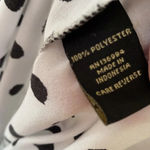 Milano dress blouse black and‎ white size small Photo 3