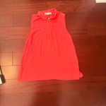 Michael Kors Coral Sleeveless Blouse with Zip Detail Photo 2