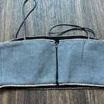 GREY CROPPED TOP Size 2 Photo 2