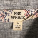 Pink republic Grey Rubbed Short Sleeve Mock Neck Top Photo 3
