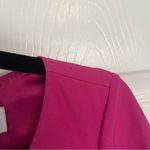 Badgley Mischka  Belle Pink Ruffle Bell Sleeves V-Neck Cocktail Dress Size 2 Photo 10