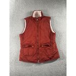 Love Tree  Vest Women‎ Reversible Quilted Fleece Sherpa Full Zip Photo 2