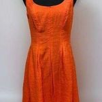 Nine West Elegant Orange Sleeveless Dress, Size 2P Photo 0
