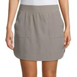 Apana Active Woven Skort Warm Gray Shorts With Over Skirt Women’s Size Medium Photo 0