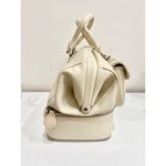 Christian Dior Leather Large Detective Gaucho Saddle Handbag Cream Photo 3