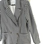 Olivaceous Blazer Jacket S Black White Gingham Check Pockets Preppy Corpcore Photo 11