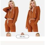 Mate the Label  Lewis Cropped Hoodie in Amber Photo 6