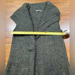prAna Size S Thalia Vest Sleeveless Wool Blend Green Open Duster Sweater Photo 2