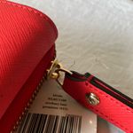 Kate Spade : Kirstie Geranium Red Newbury Lane Wallet- Wrstlet- Gold Tone Photo 8
