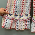 Red Carter  Eyelet Multi Bailey Jumpsuit Photo 8