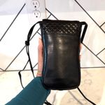 Vera Bradley  Crossbody Cellphone Leather Gallatin Carson Carryall Black RFID Photo 4