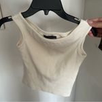 Pretty Little Thing PLT Cream Women's off shoulder Top Photo 2