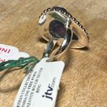 Sterling Silver NWT JTV Free Form Blue Purple Rough Tanzanite Ring Photo 6