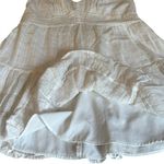 American Eagle  Babydoll Mini Dress Strappy Open Back Womens Size Large White Photo 9