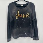 Sundry | Shine Golden Sequin Sweatshirt Size 2 Photo 1