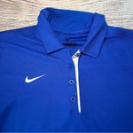 Nike Golf Women’s Navy Blue Short Sleeve Dri Fit Performance Shirt Size Large Photo 2