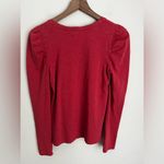 Nation Ltd  Puff Shoulder long sleeve Cotton Tee Shirt V neck XS Photo 1