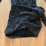 ZARA Black Sheer Blouse with White Dots Photo 8