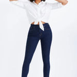 Madewell  Curvy High Rise Skinny Jean‎ Lucille Dark Wash Sz 26 Petite Short Denim Photo 0