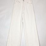 Princess Polly Denim Hailie Jeans Cream Wide Leg Non-Stretch in Size US 4 Photo 8