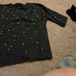 ZARA  grey pearl tee small Photo 2