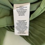 Nanette Lepore  High Neck Mini Pleat Fit and Flare Dress Green Olive Martini Photo 10