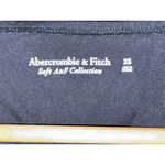 Abercrombie & Fitch NEW  Black Nylon Sweetheart Cap Sleeve Bodysuit Top Size XS Photo 4