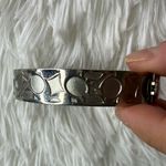 Coach  C Logo Signature Silver Bangle Bracelet Photo 9