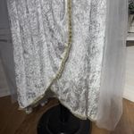 California Costumes Greek Goddess Angel Dress Sheer Crushed Velvet White/Gold 3X White Photo 11