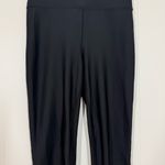 Carbon 38  Black Bungee Lace Ankle High Rise Leggings Photo 2