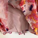 Betsey Johnson  Pink Floral Ruffled Hem Dress 6 Photo 8