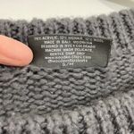 Wooden Ships  Pullover Winter Graphic Sweater Gray Size S/M Small Medium Photo 4