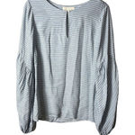 Etcetera  long sleeve striped blouse women’s‎ size 4 Photo 0