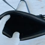 Michael Kors  Black Neon Yellow Leather Double Pouch Crossbody Bag Photo 7