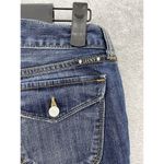 Lucky Brand Lucky Jean's Women's Blue Denim Jean Shorts Beachcomber Bermuda Size 2 Dark Wash Photo 5