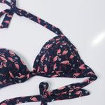 Unique Vintage High Waisted Flamingo Bikini Set Photo 5