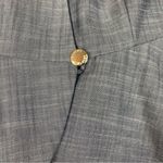 Tommy Hilfiger women's size 10 medium Gray Blazer peplum single button business Photo 4