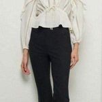 Derek Lam 💕 10 CROSBY💕 Lucia Flared Slit Trousers ~ Black 8 NWT Photo 0