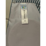 Beachsisi Medium (both top & bottom) Green & White Striped Bikini Photo 9