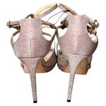 Jimmy Choo NEW  Lance 100 Glitter Heel Sandals in Ballet Pink Size 40 Photo 10