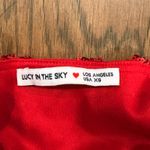 Lucy in the Sky  red Sequin Dress Photo 3